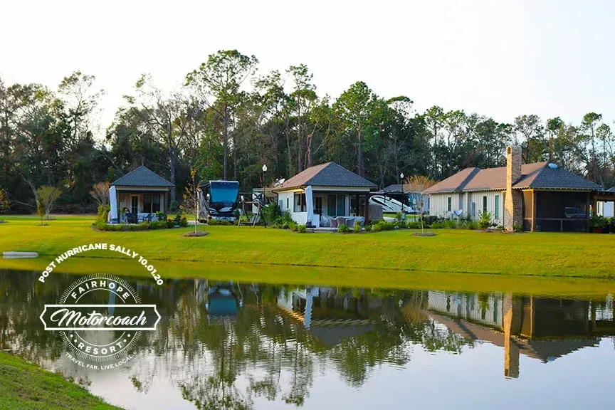 Fairhope Motor Coach Resort property