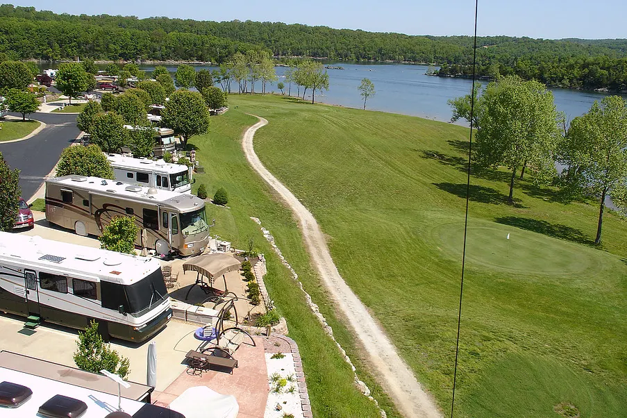 Ozarks RV Resort on Table Rock Lake property