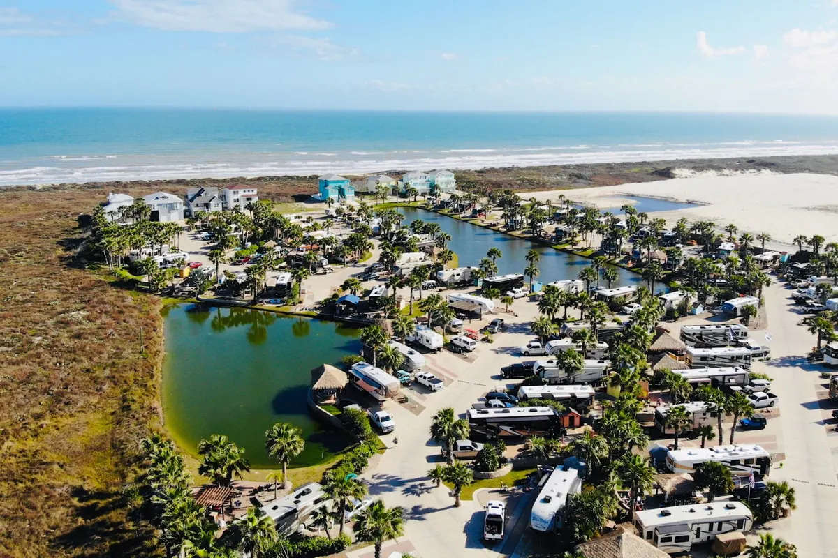 Gulf Waters Beach Front RV Resort property
